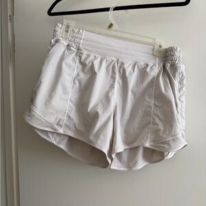 lululemon athletica white Athletic Shorts